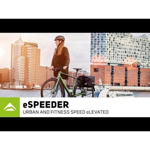 Merida eSpeeder 400 EQ Electric Flat Bar Road Bike Silk Green