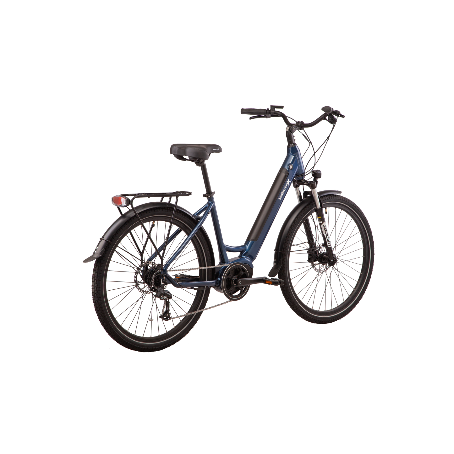 VelectriX Urban Pulse Step Through Electric Hybrid Bike Blue