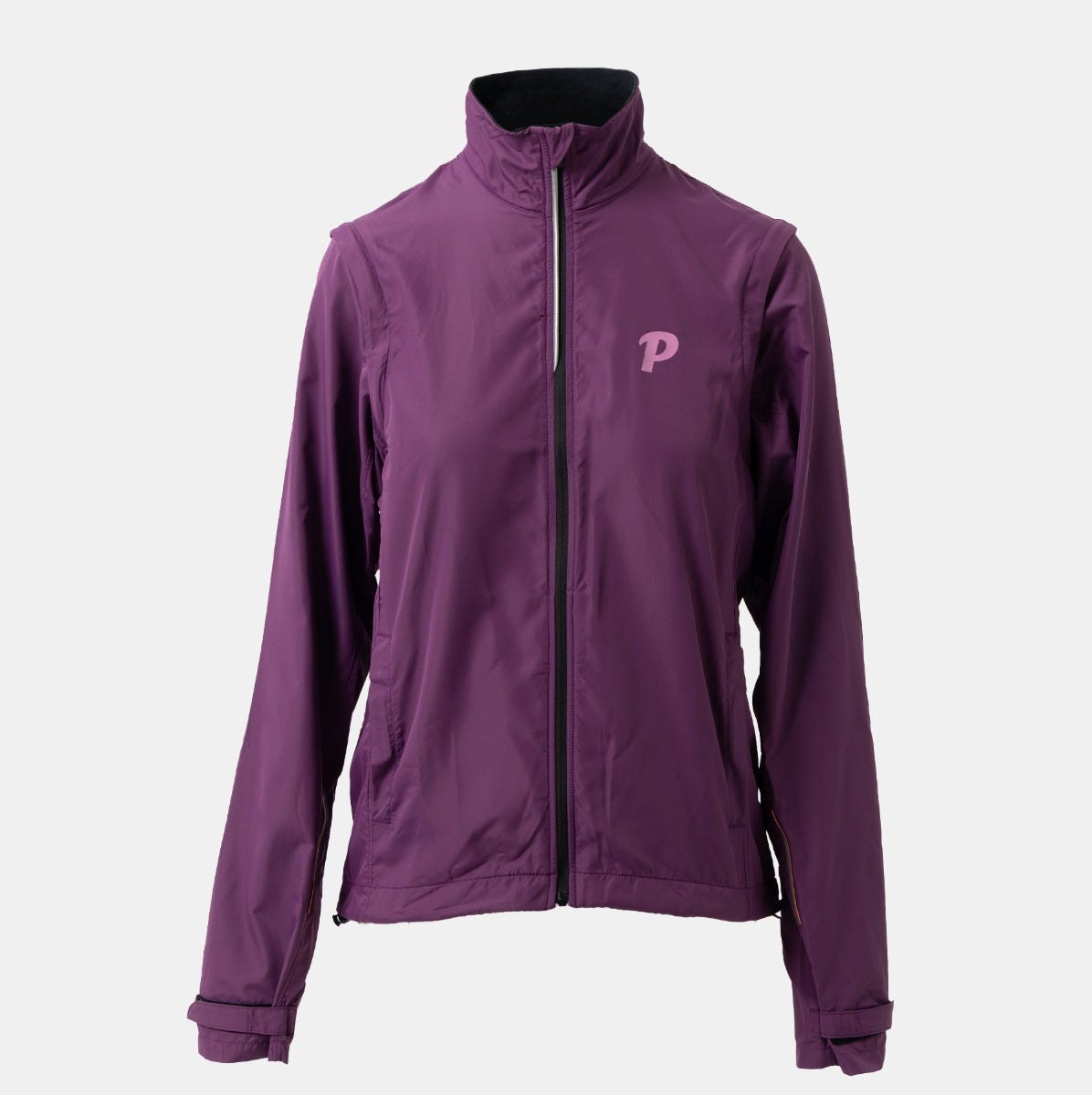 Pedal Convertible Women's Cycling Jacket Plum