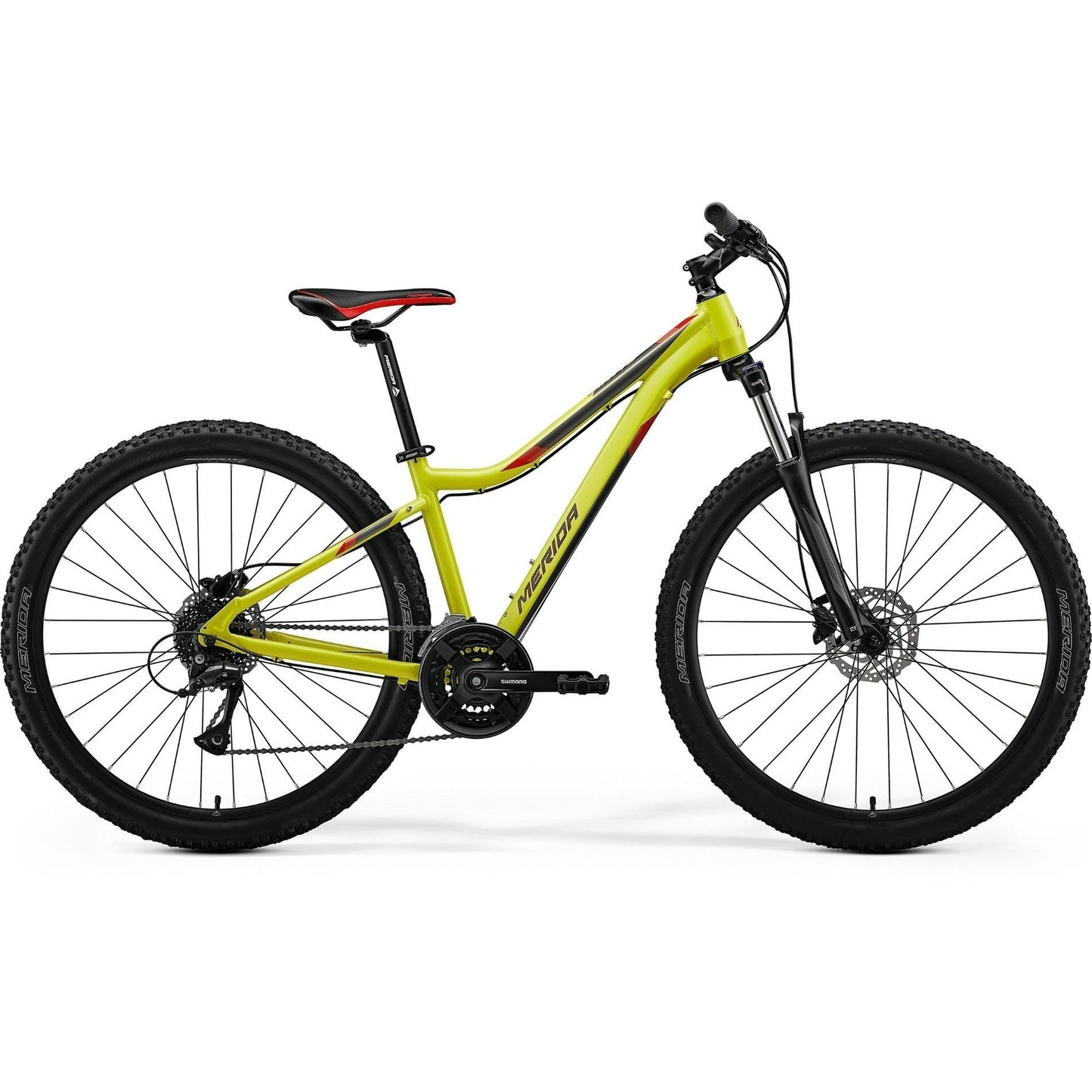 Merida Matts 20 Hardtail Mountain Bike Lime/Race Red