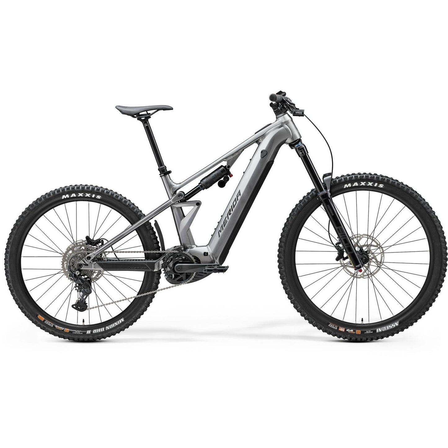 Merida eOne-Eighty 400 Electric Enduro Bike Gunmetal Grey/Black