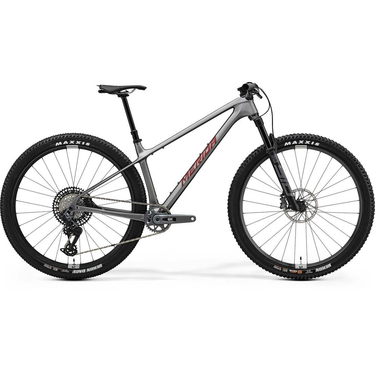 Merida Big.Nine TR 8000 Cross-Country Bike Silk Gunmetal Grey/Red