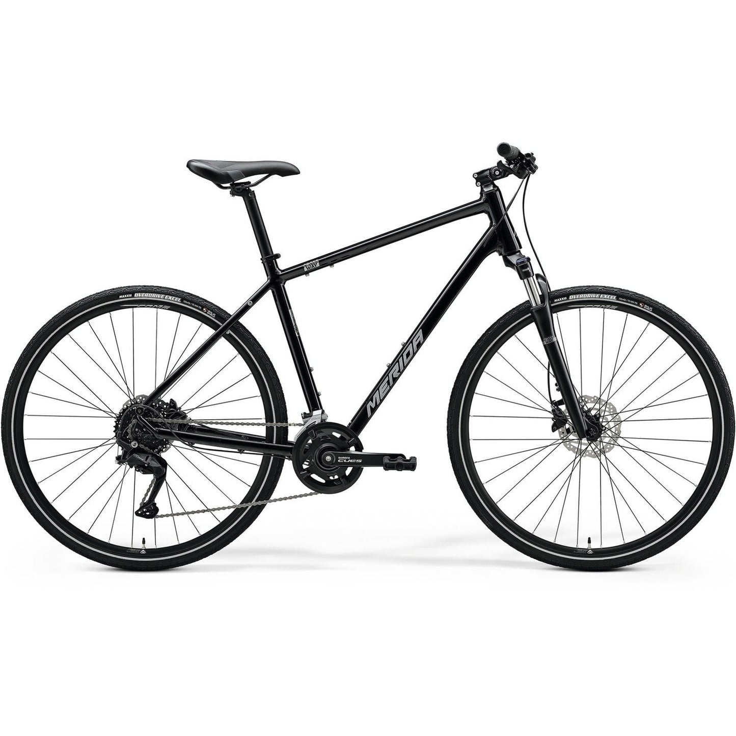 Merida Crossway 100 Hybrid Bike Black/Silver