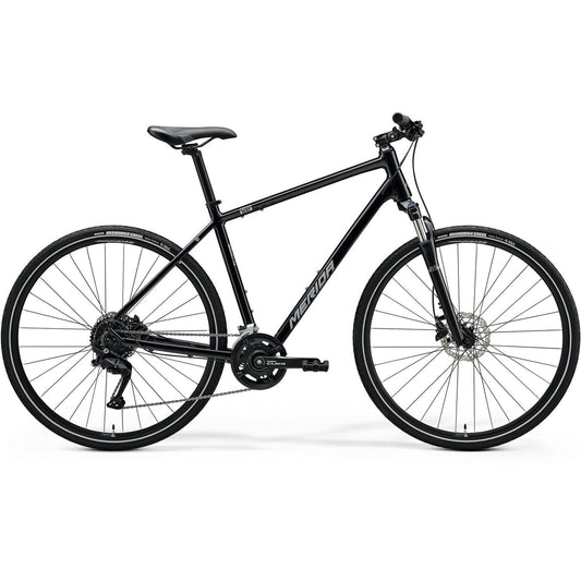 Merida Crossway 100 Hybrid Bike Black/Silver