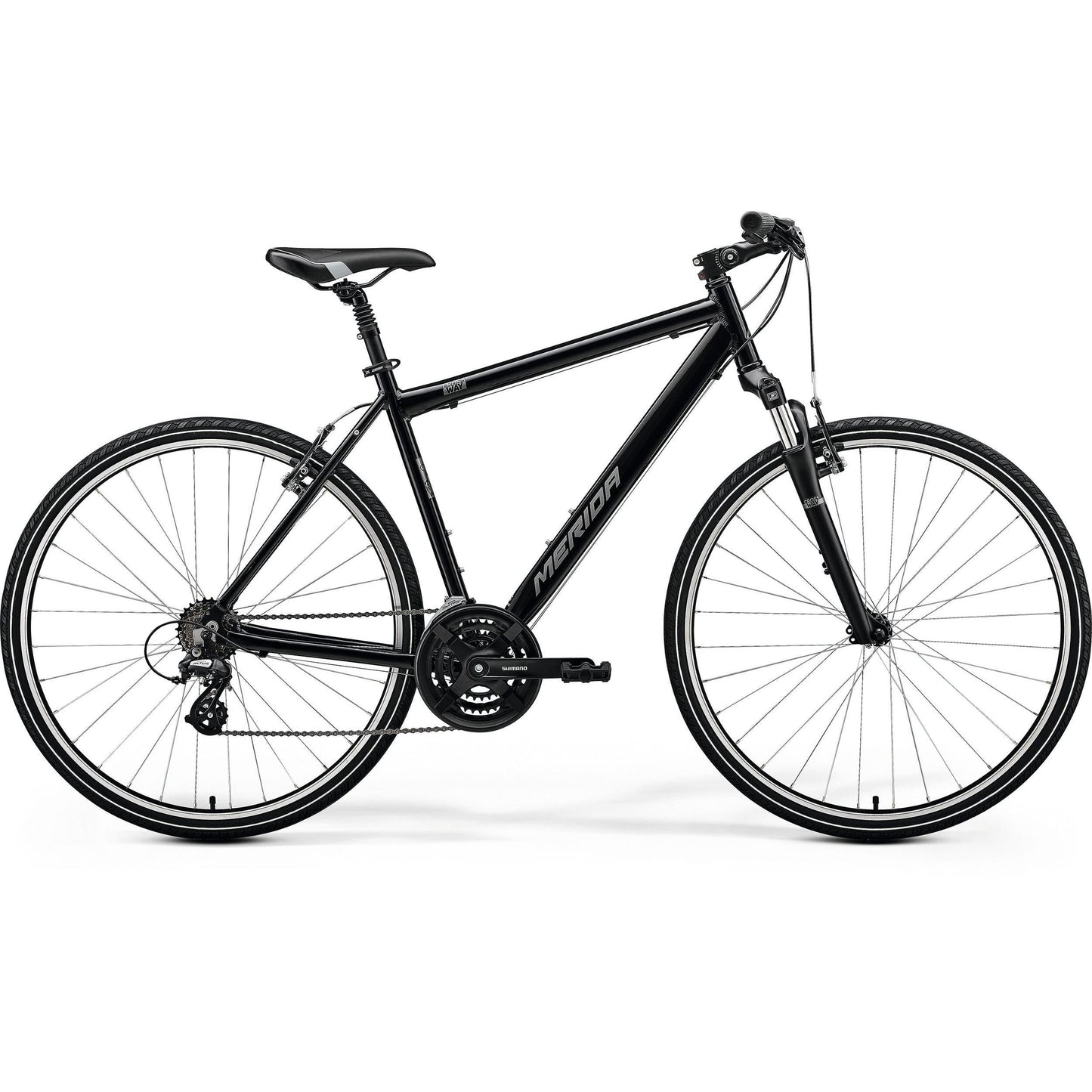 Merida Crossway 10-V SE Hybrid Bike Black/Silver