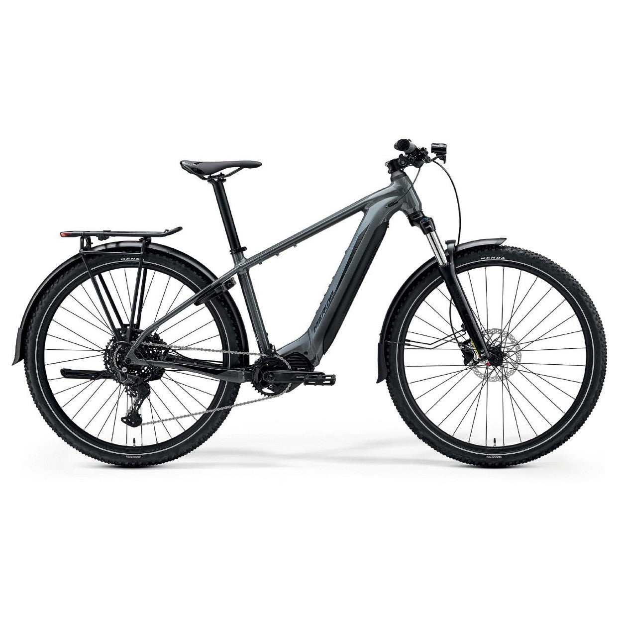 Merida eBig.Nine 400 EQ Electric Hardtail Mountain Bike 630Wh Battery Cool Grey/Black