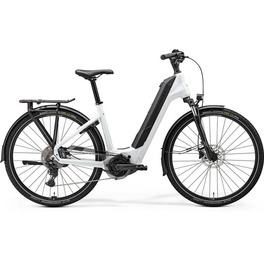 Merida eFloat City 400 EQ Electric Hybrid Bike Pearl White/Gunmetal Grey