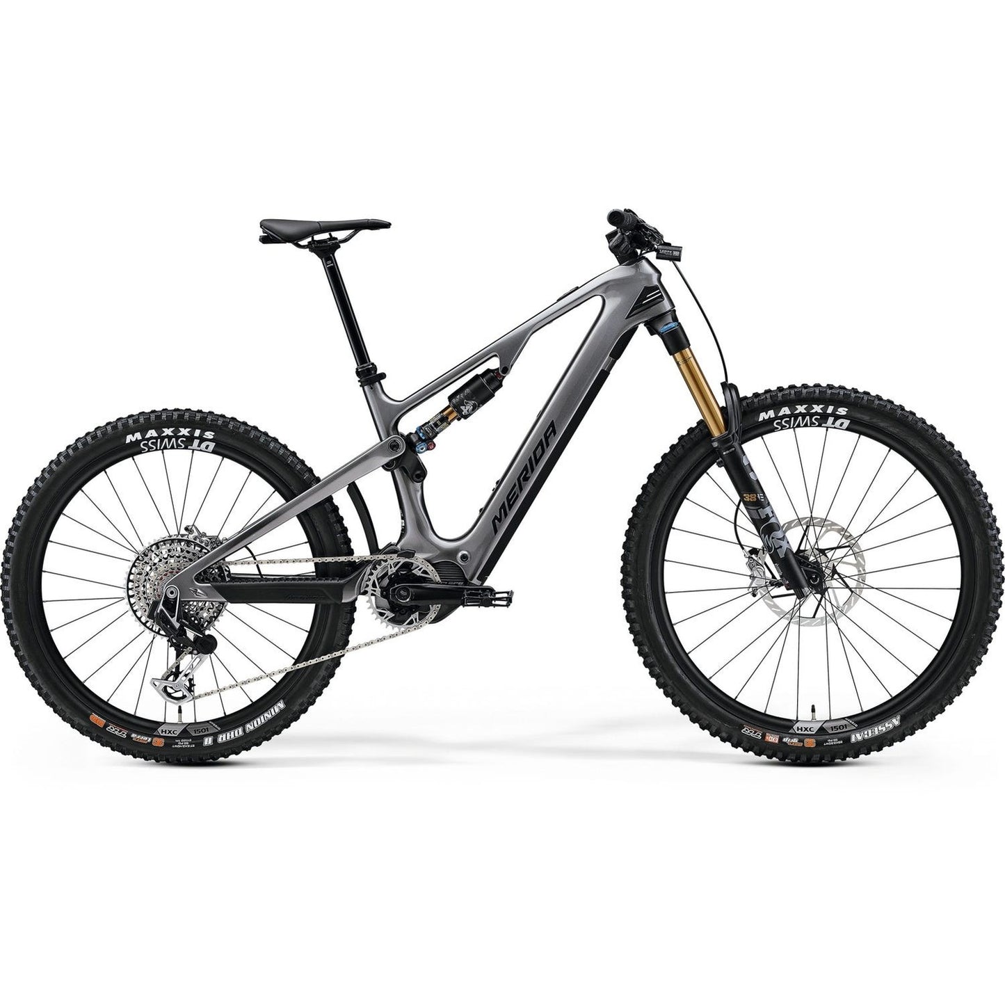 Merida eOne-Sixty 10K Electric Enduro Bike 600Wh Battery Gunmetal Grey/Black
