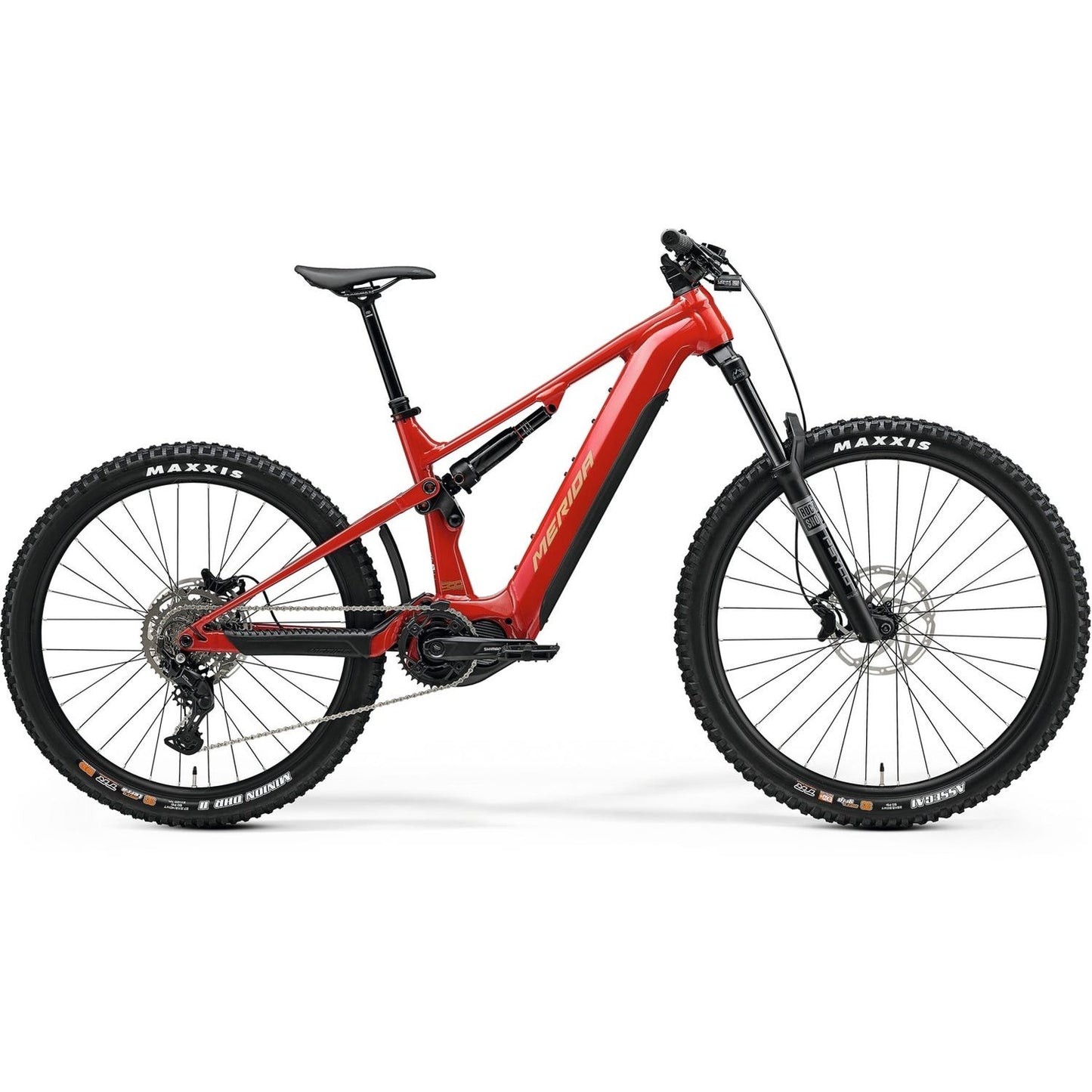 Merida eOne-Sixty 400 Electric Enduro Bike 630Wh Battery Heritage Red/River Clay