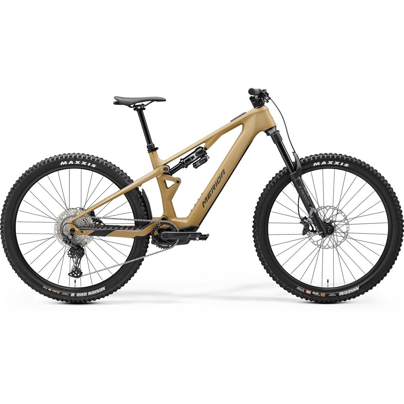 Merida eOne-Sixty SL 6000 Electric Enduro Bike Silk River Clay/Gold