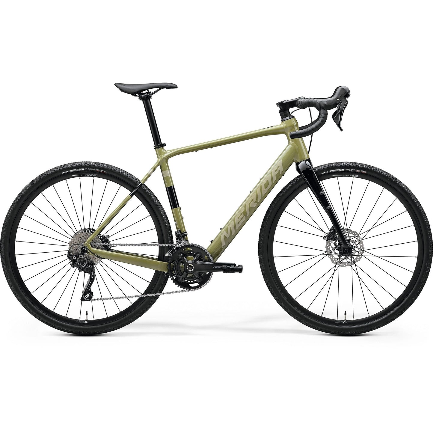 Merida eSilex 400 Electric Gravel Bike Low Key Green/Brown