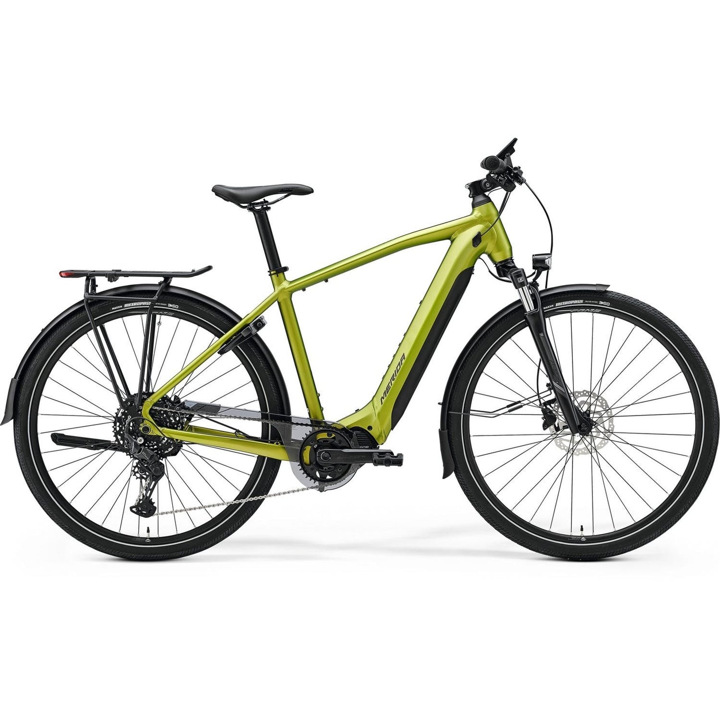 Merida eSpresso 500 EQ Electric Hybrid Bike 630Wh Battery Matte Green/Black