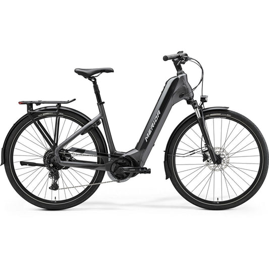 Merida eSpresso City 300 SE EQ Electric Hybrid Bike Matt Dark Silver/Black