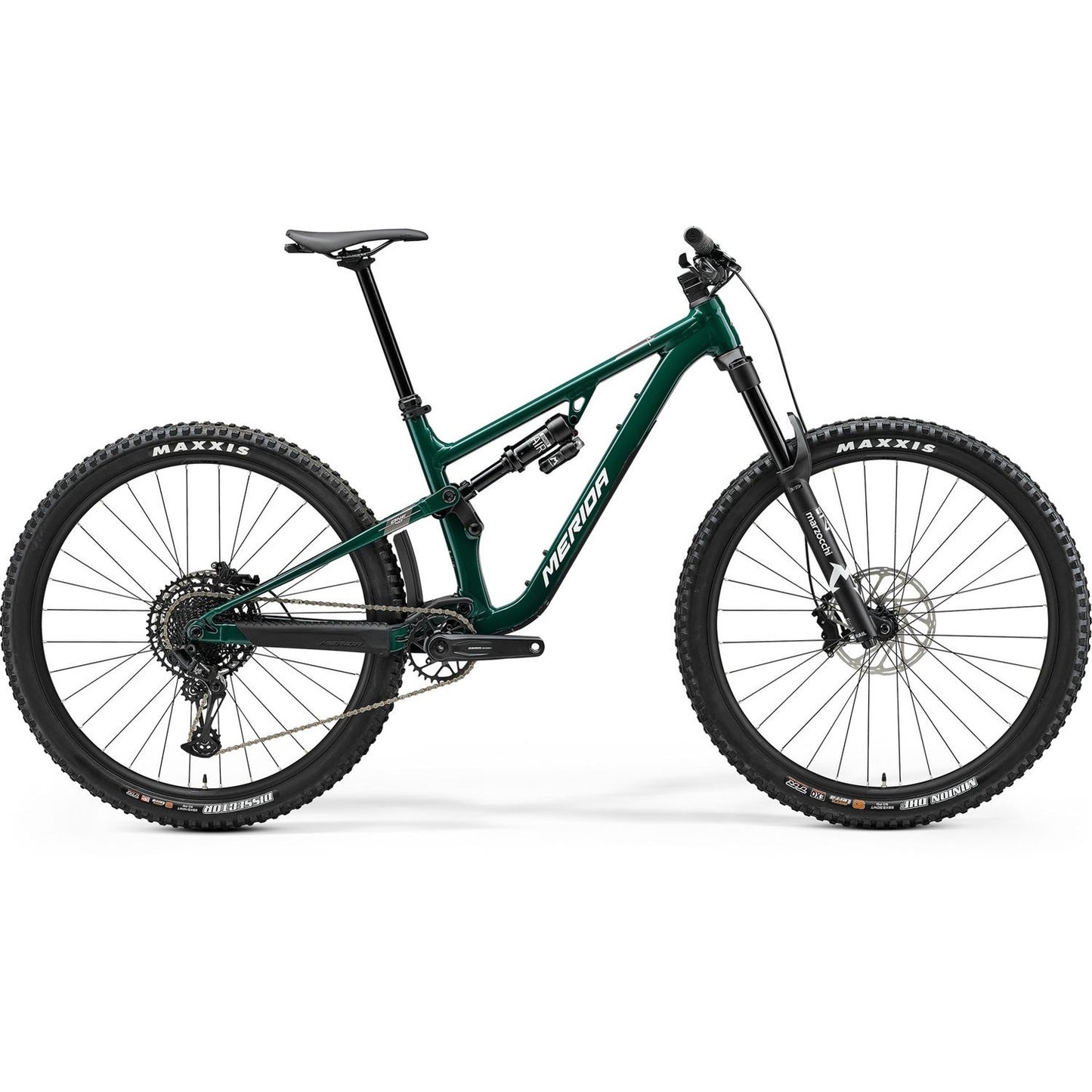 Merida One-Forty 700 Enduro Bike Deep Forest Green/Grey