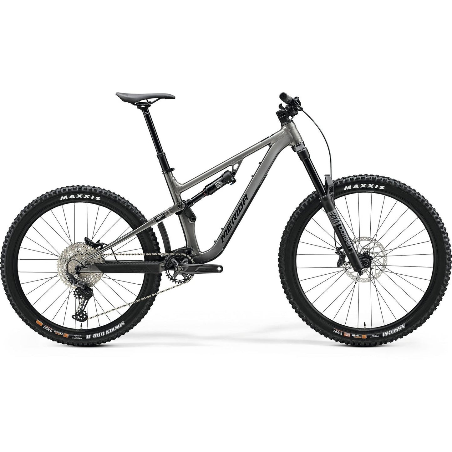 Merida One-Sixty 500 Enduro Bike Gunmetal Grey/Silver/Black