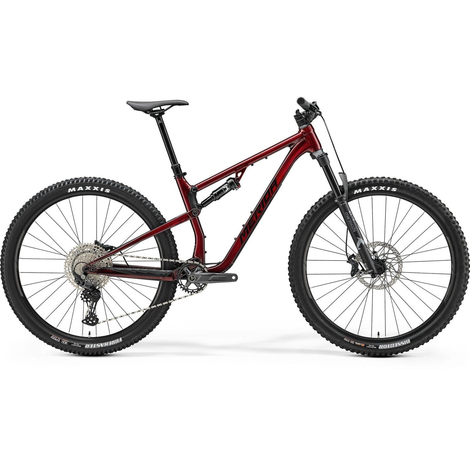 Merida One-Twenty 600 Trail Bike Burgundy Red/Black/Red – Bicycle