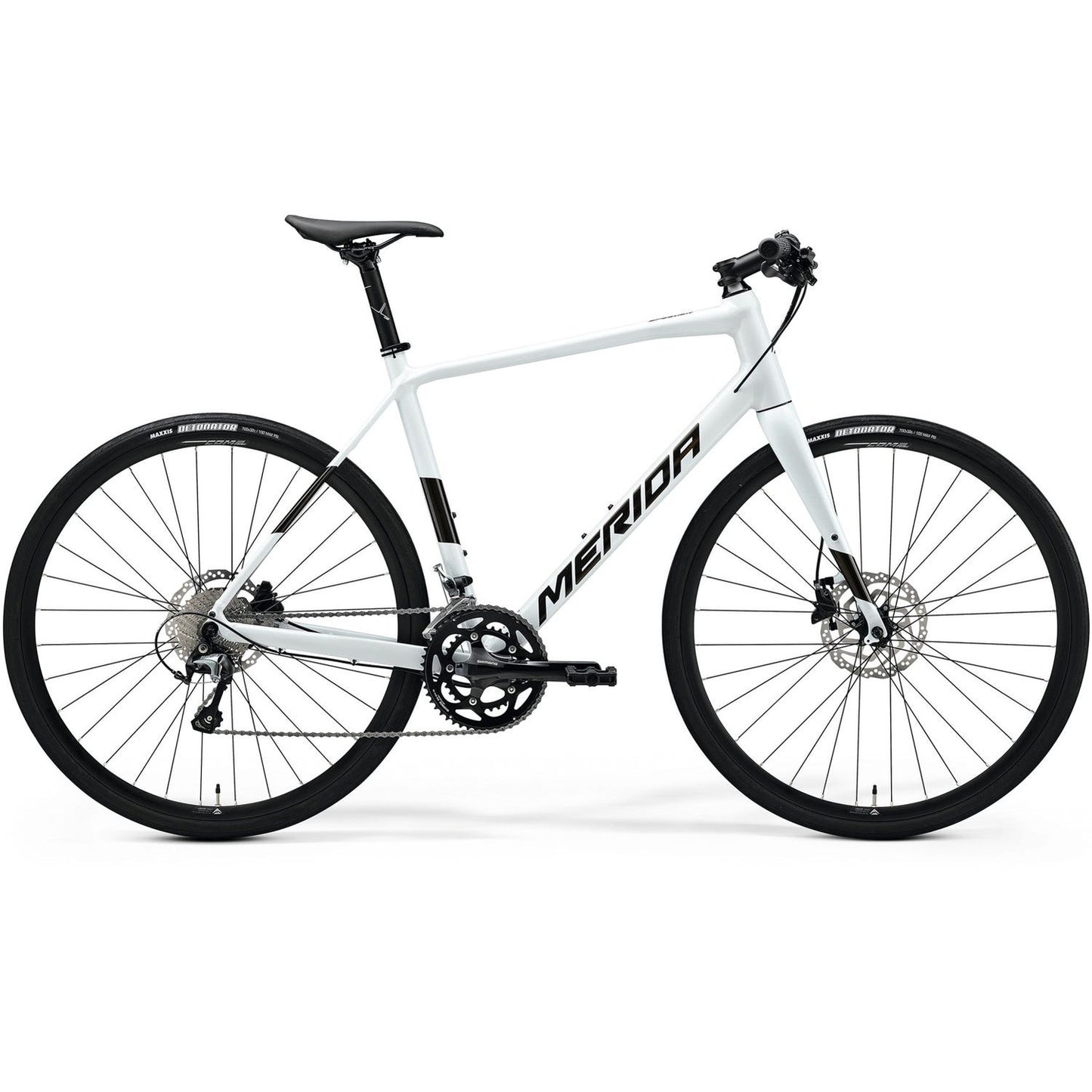 Merida Speeder 300 Hybrid Bike Pearl White/Guarded Gold