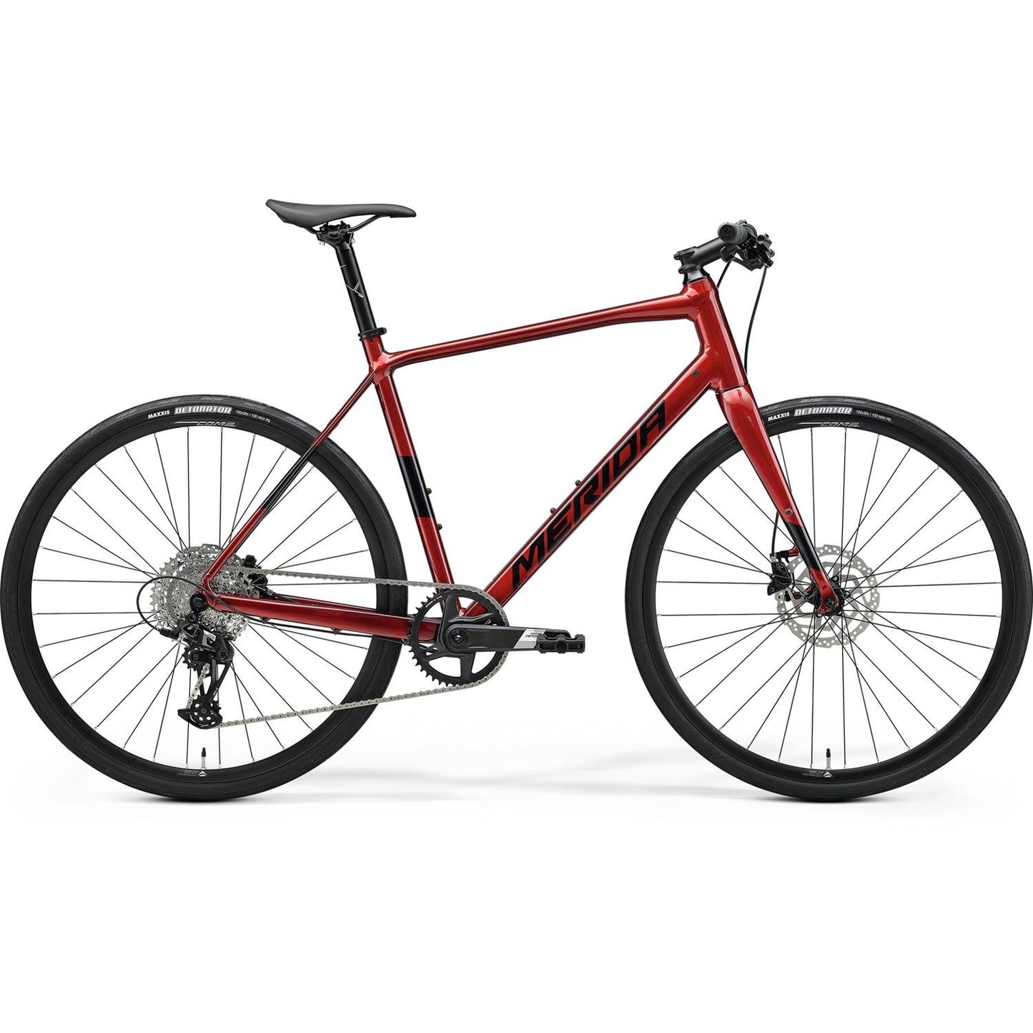 Merida Speeder 500 Hybrid Bike Dark Strawberry/Black