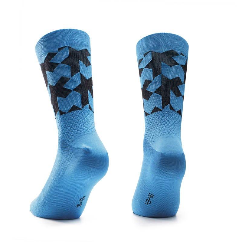 Assos EVO Monogram Socks Cyber Blue