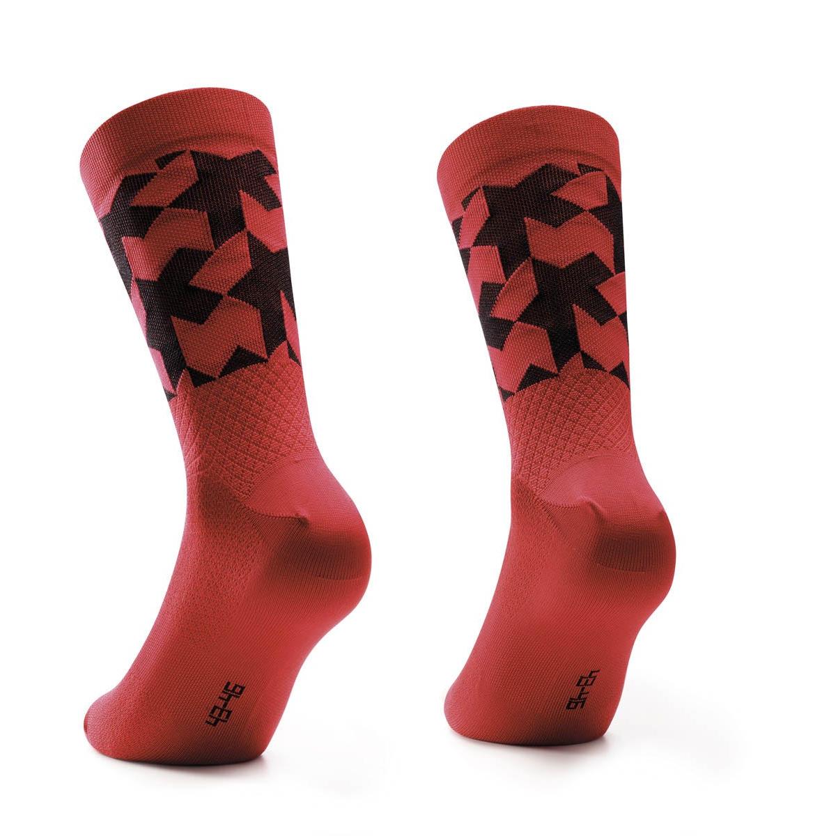 Assos EVO Monogram Socks Vignaccia Red