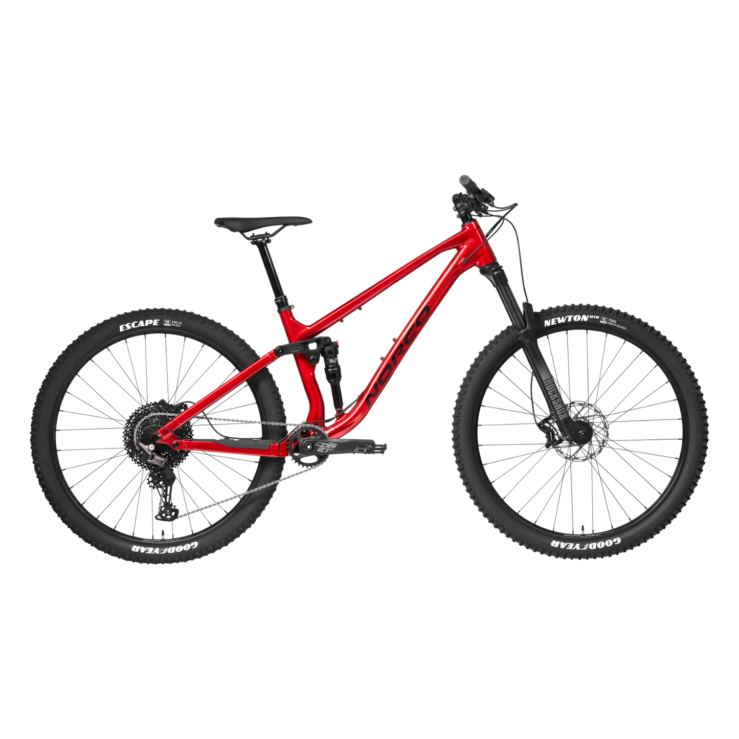 Norco Fluid FS 4 Dual Suspension Mountain Bike Red/Black