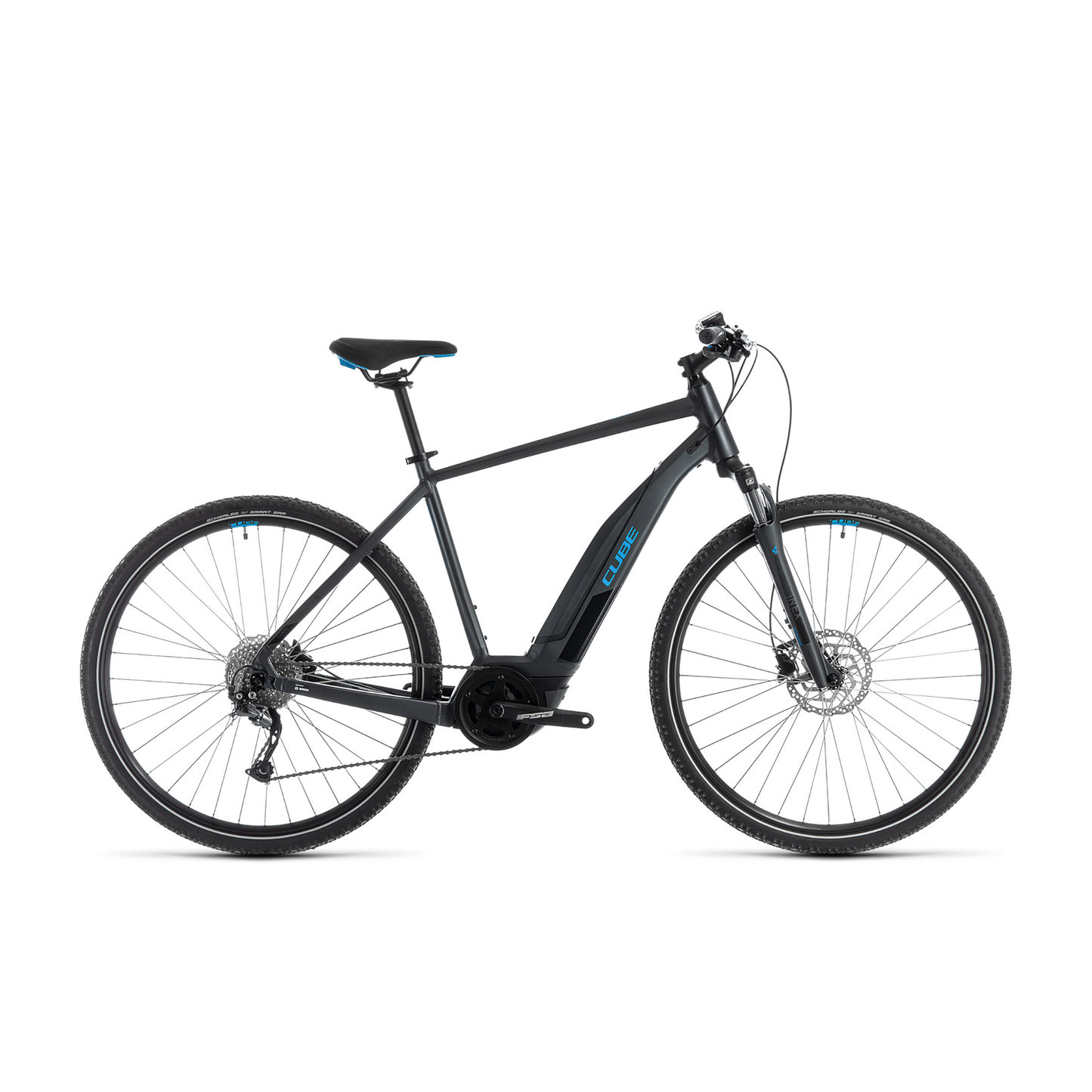 Cube Nature Hybrid ONE 400 Electric Hybrid Bike Iridium/Blue