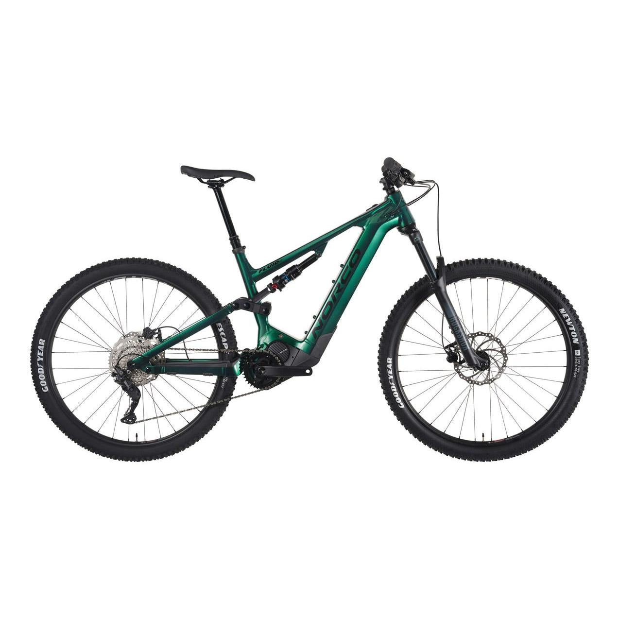 Norco Fluid VLT A2 Electric Dual Suspension Mountain Bike Green/Black - 720Wh Battery Included
