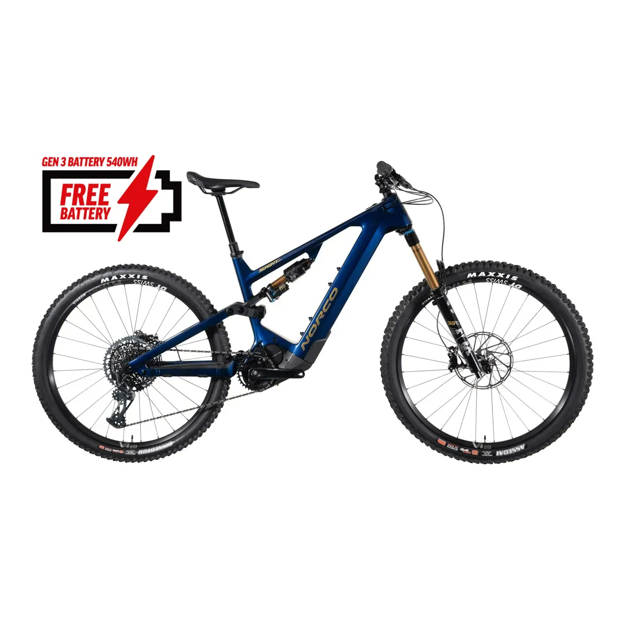 Norco Sight VLT C1 Electric Mountain Bike - 540Wh Battery Included