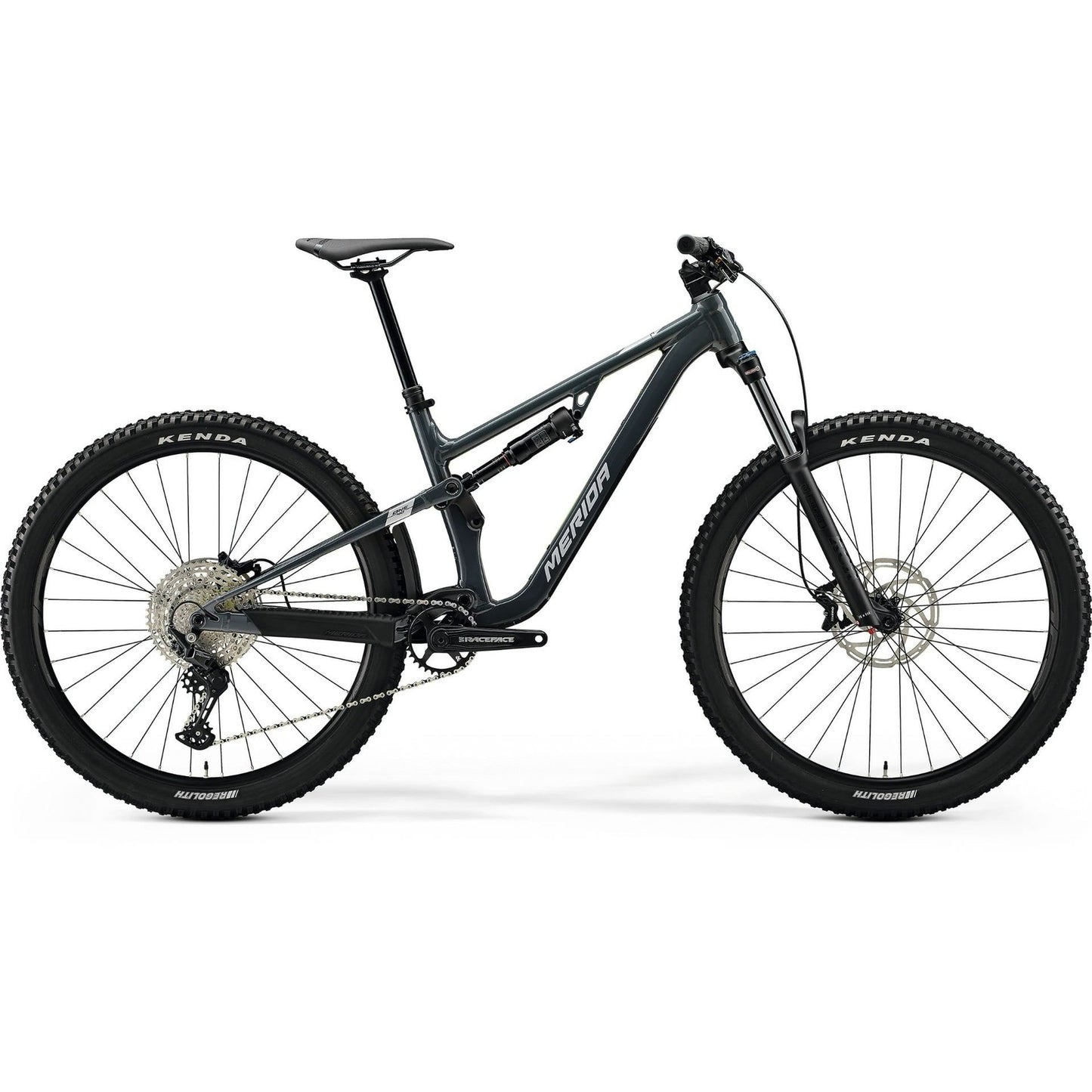 Merida One-Forty 400 Dual Suspension Mountain Bike Cool Grey/Silver
