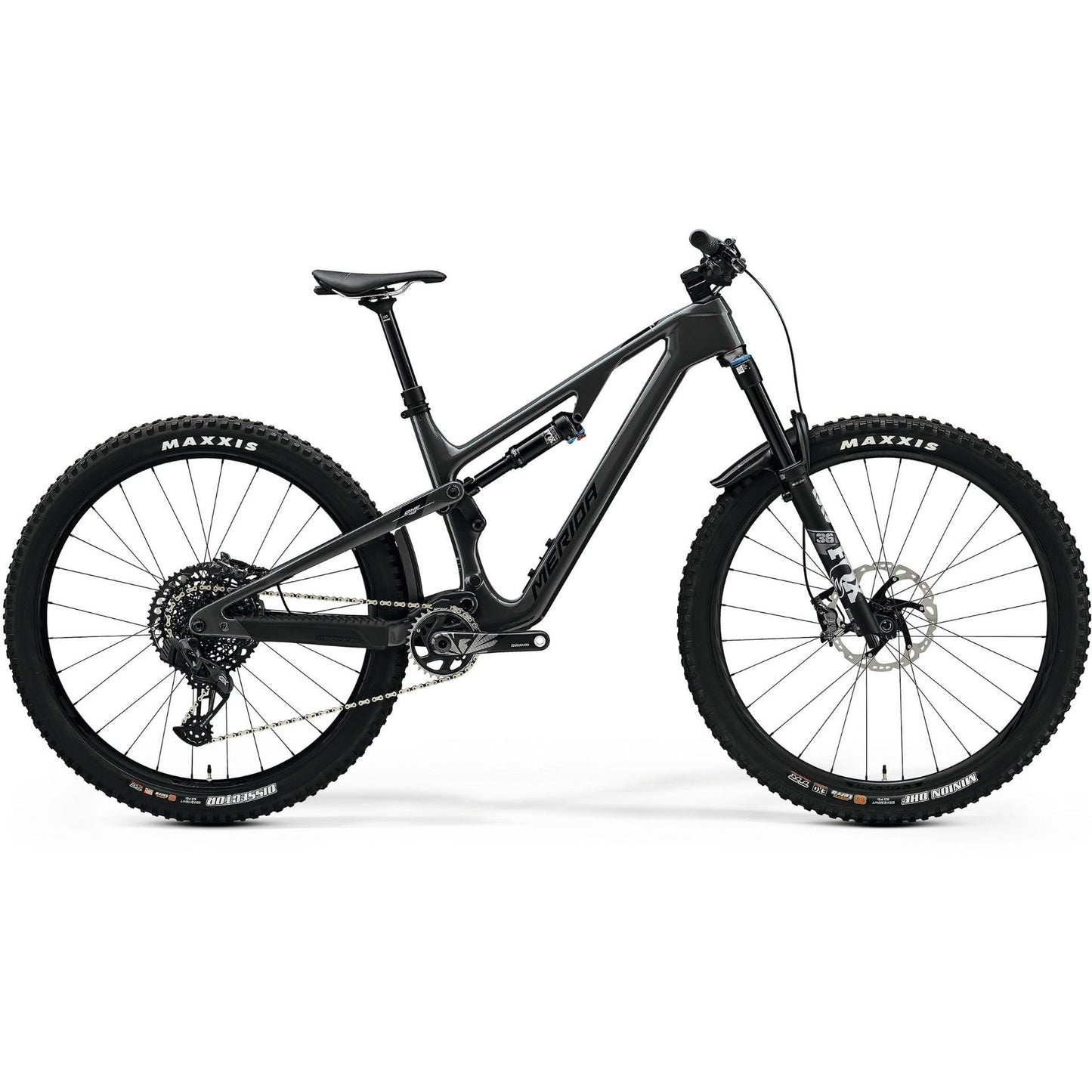 Merida One-Forty 8000 Dual Suspension Mountain Bike Grey/Black/Silver