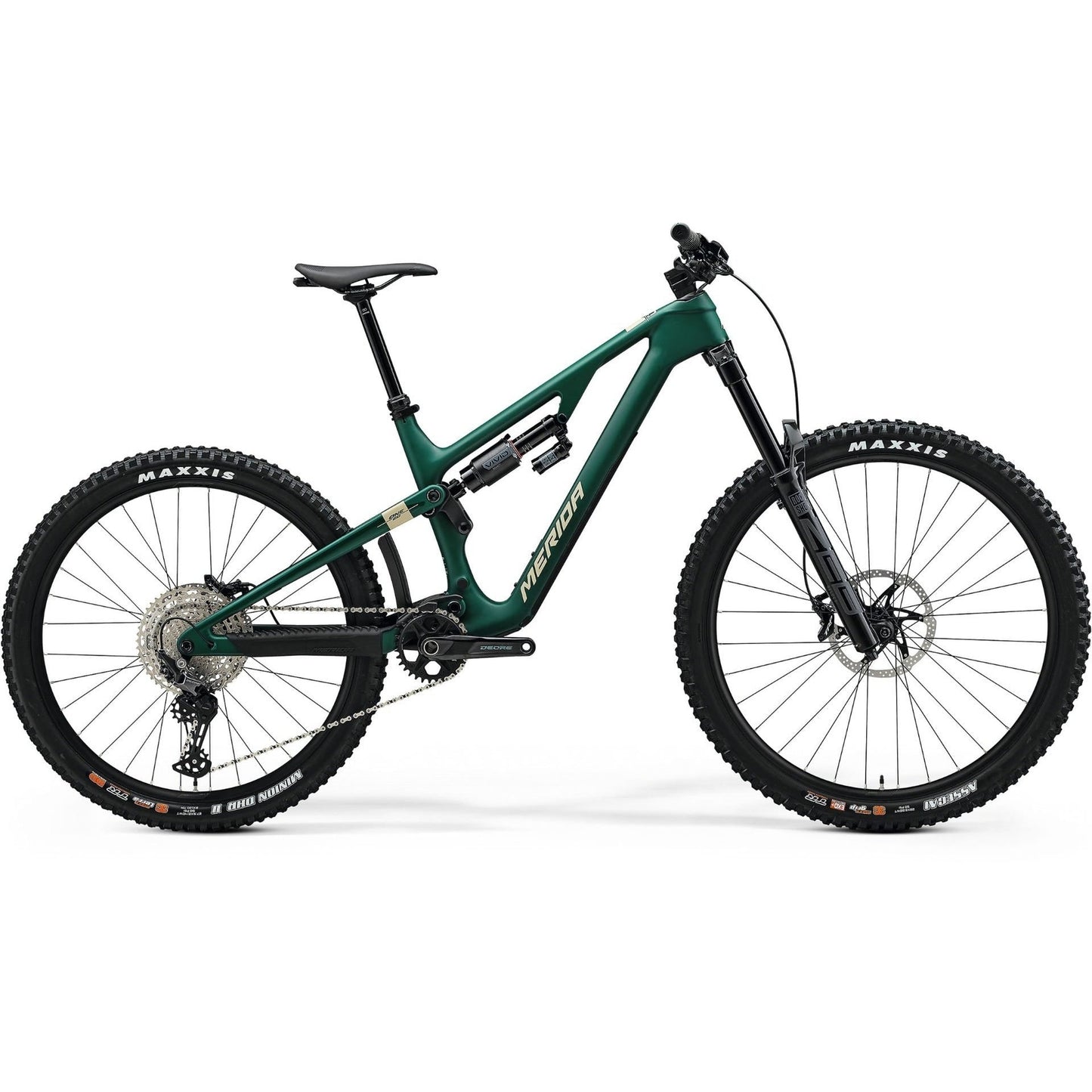 Merida One-Sixty 6000 Enduro Bike Deep Forest Green/Brown