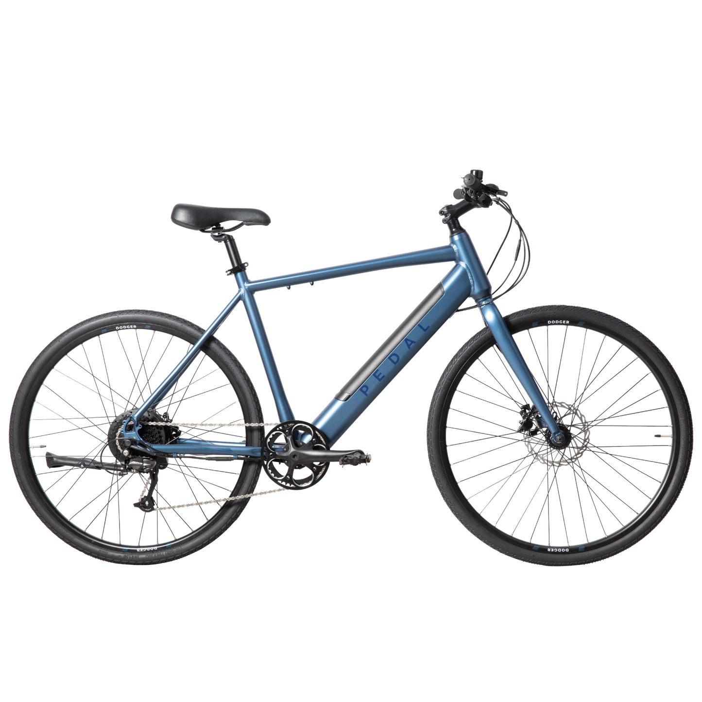 Pedal Dodger 2 Electric Flat Bar Road Bike Slate Blue