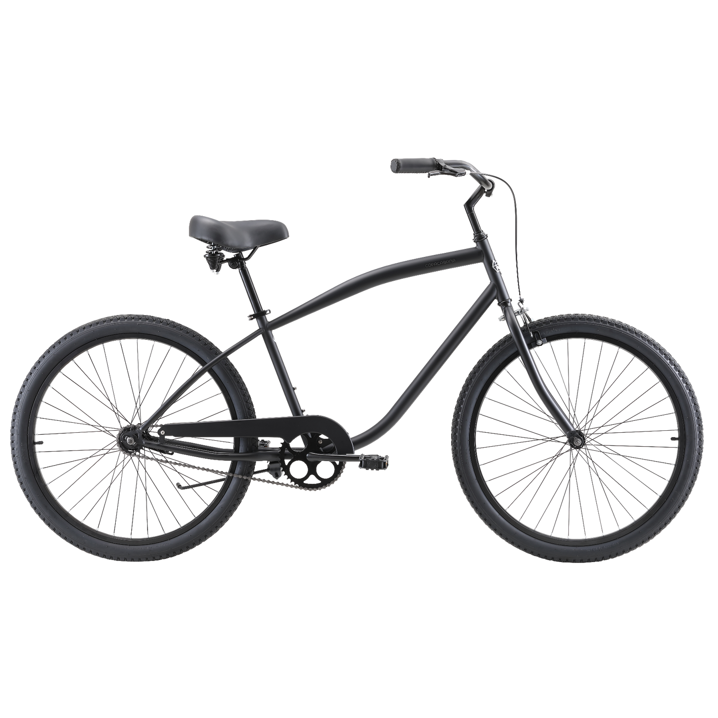 Pedal Copacabana Cruiser Bike Matt Black
