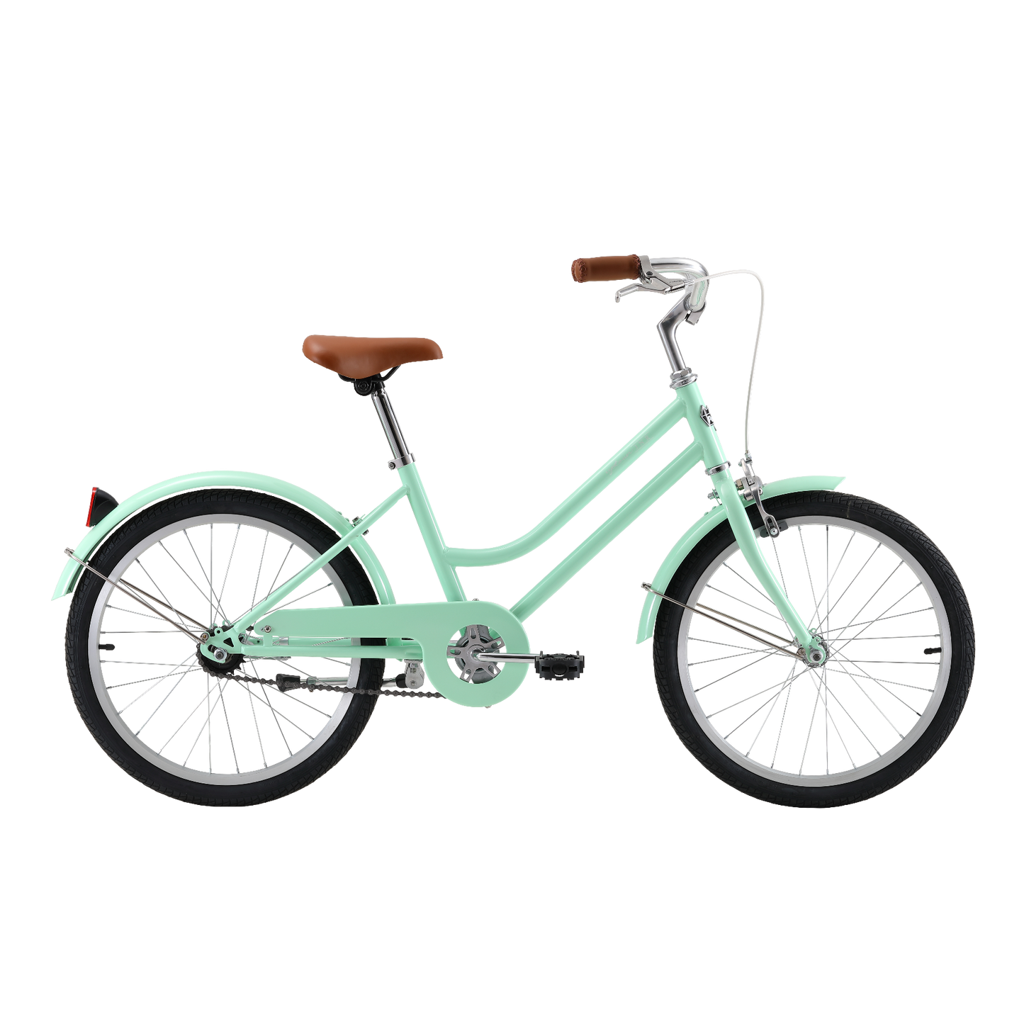 Pedal Uptown Junior 20'' Kids Vintage Cruiser Bike Mint Green