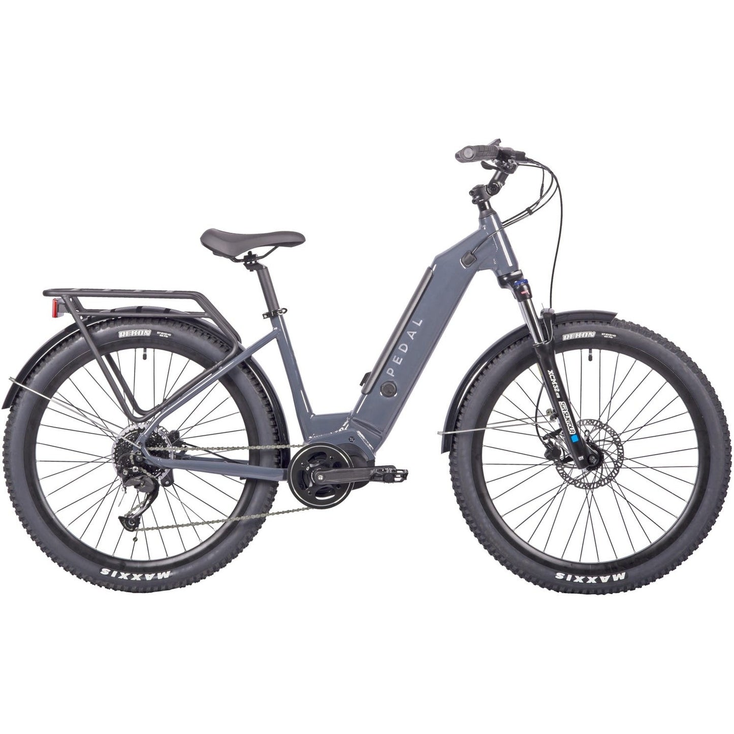 Pedal Lynx 3 ST Electric Hardtail Mountain Bike 468Wh Battery Dark Grey