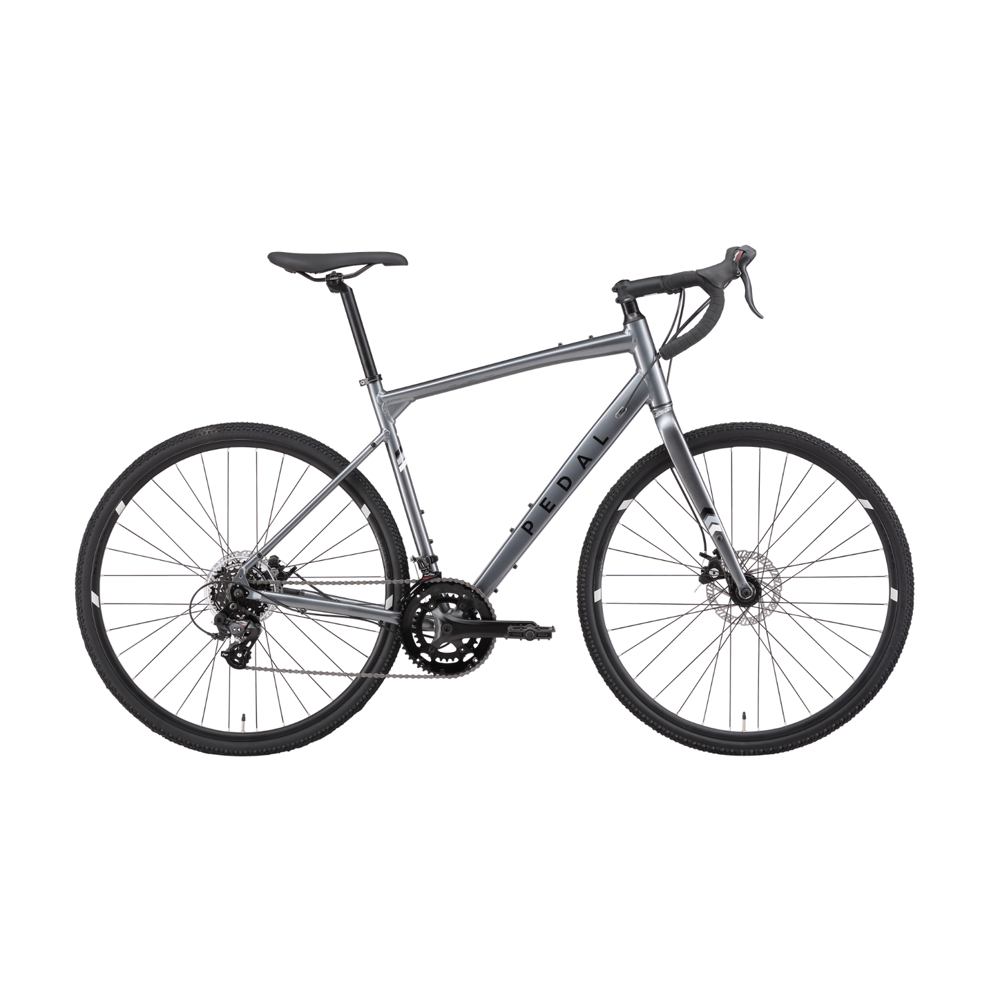 Pedal Raider 3 Gravel Bike Dark Grey