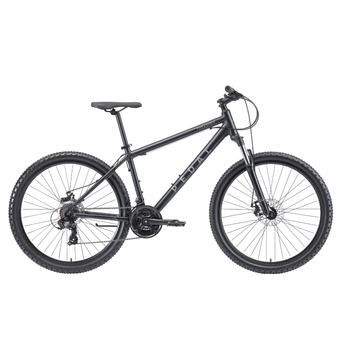 pedale hardtail Pedal Thrasher 4 Hardtail Mountain Bike Black/Grey – Bicycle Centre