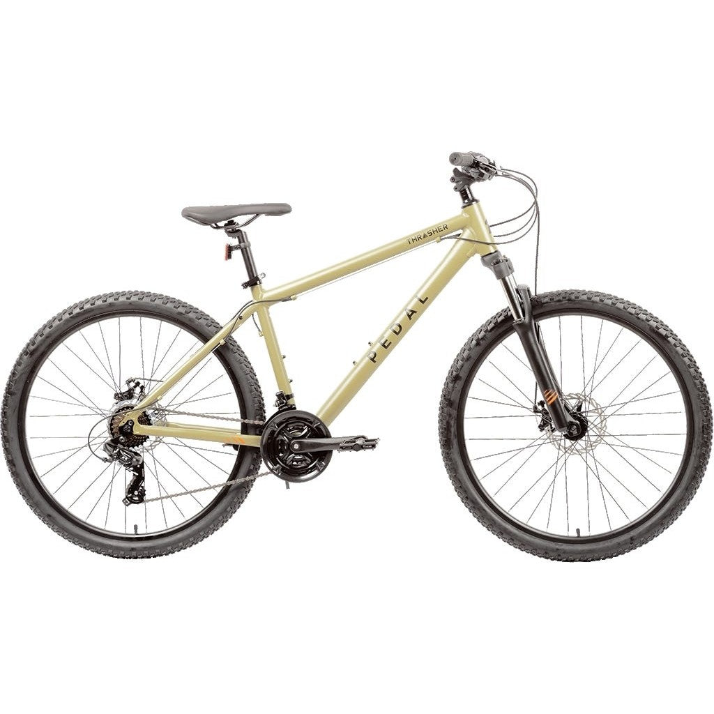 hardtail pedale Pedal Thrasher 4 Hardtail Mountain Bike Olive Green – Bicycle Centre