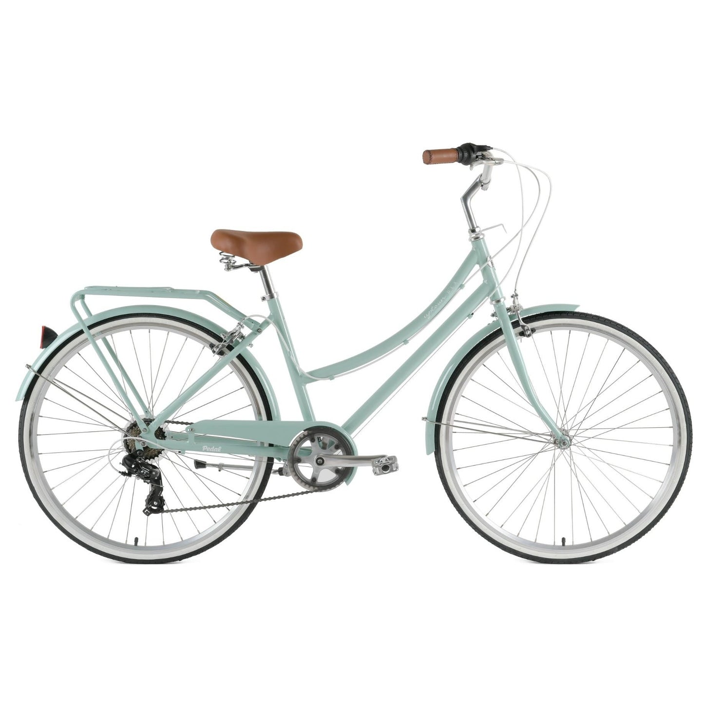 Pedal Uptown DLX Vintage Cruiser Bike Sage Green