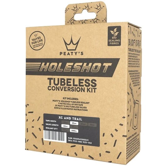 Peatys Holeshot Tubeless Conversion Kit 27mm XC/Urban