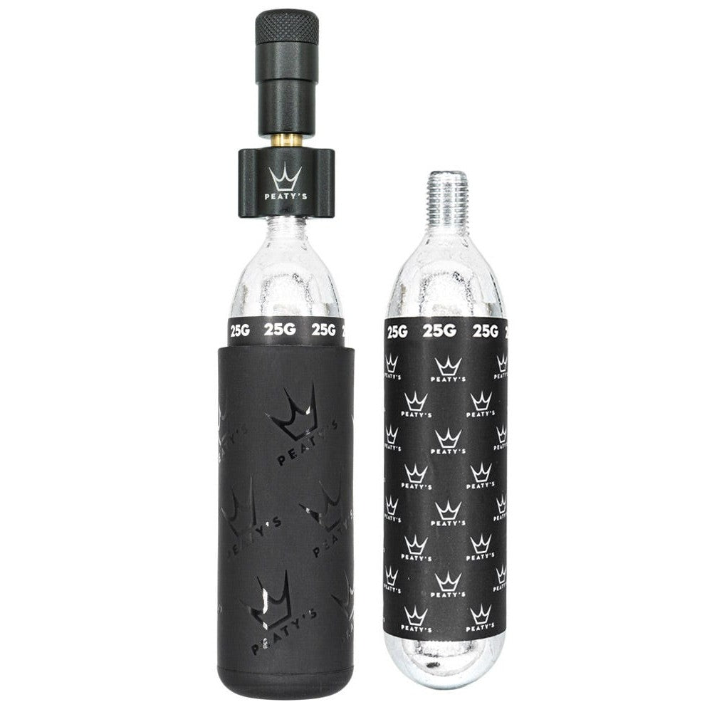 Peaty's Holeshot CO2 Inflator Kit MTB 25g Black