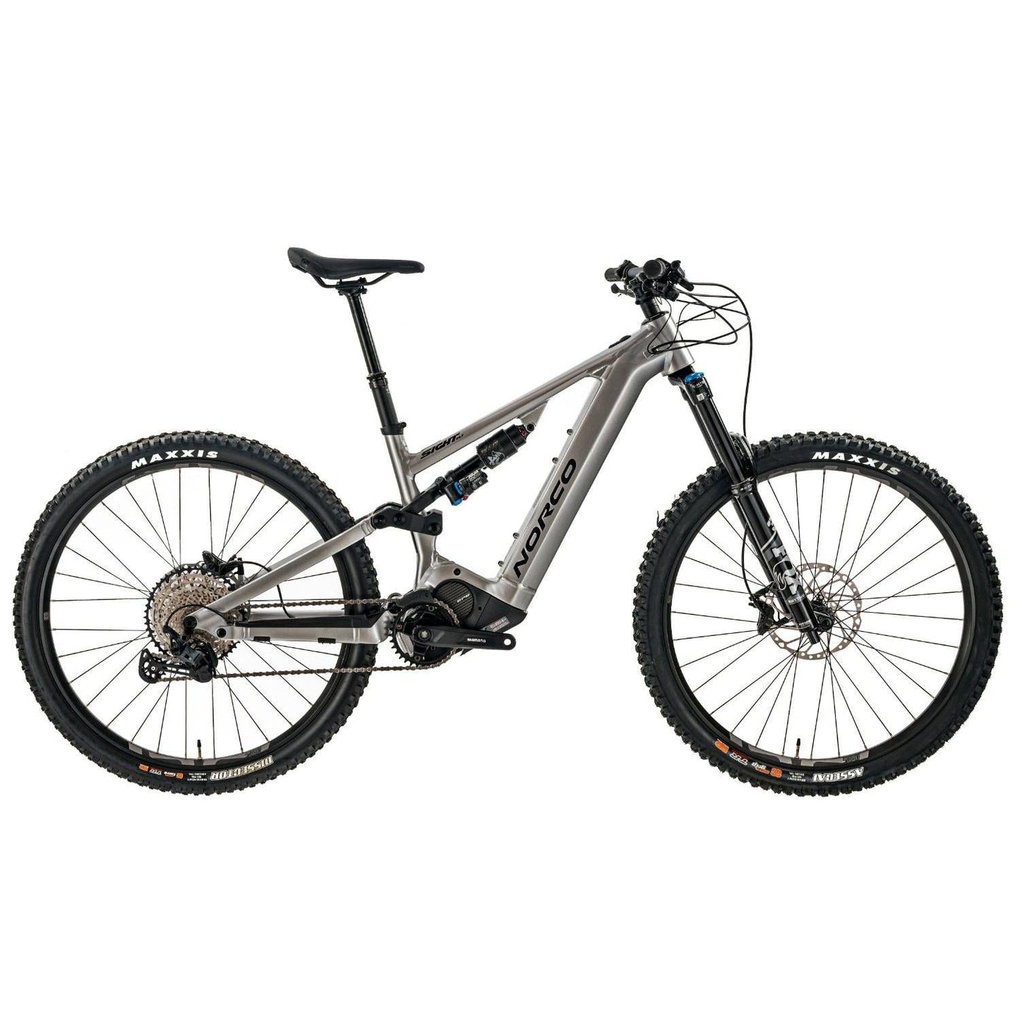 Norco Sight VLT A1 Electric Mountain Bike Silver/Black - 540Wh Battery Included