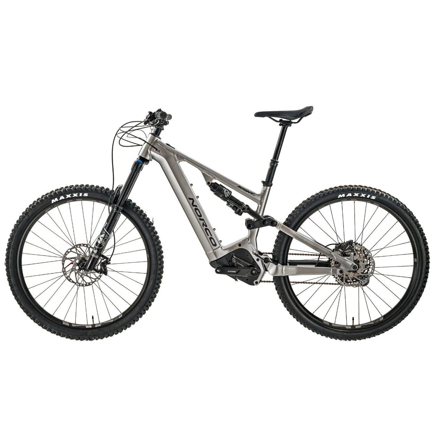 Norco Sight VLT A1 Electric Mountain Bike Silver/Black - 540Wh Battery Included