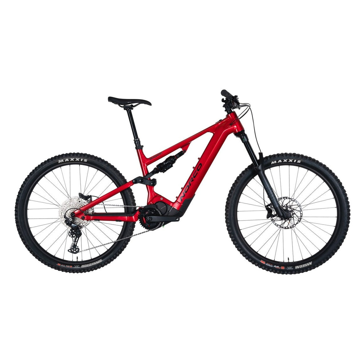 Norco Sight VLT A2 Electric Dual Suspension Mountain Bike Red/Black