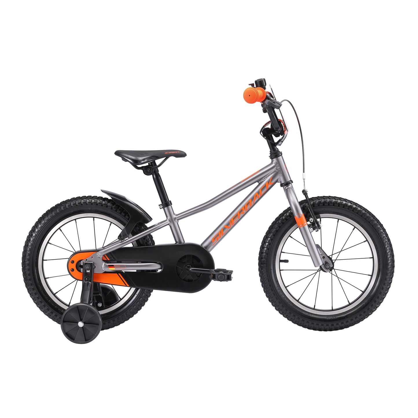 Silverback Skid 16'' Kids Bike Silver/Orange