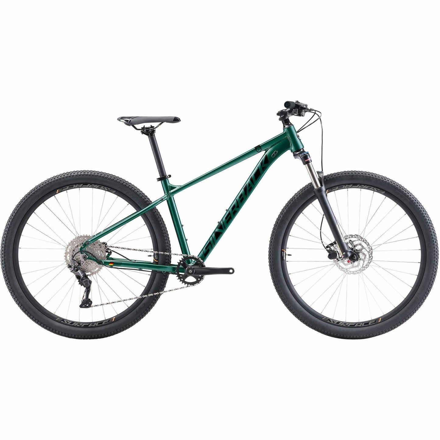 Silverback Stride Deluxe 27'' Mountain Bike Green/Black
