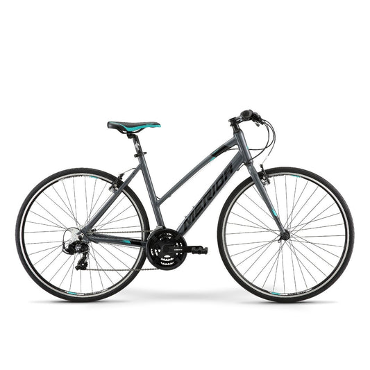 Merida Speeder 10 V Flat Bar Road Bike Glossy Grey/Black/Teal