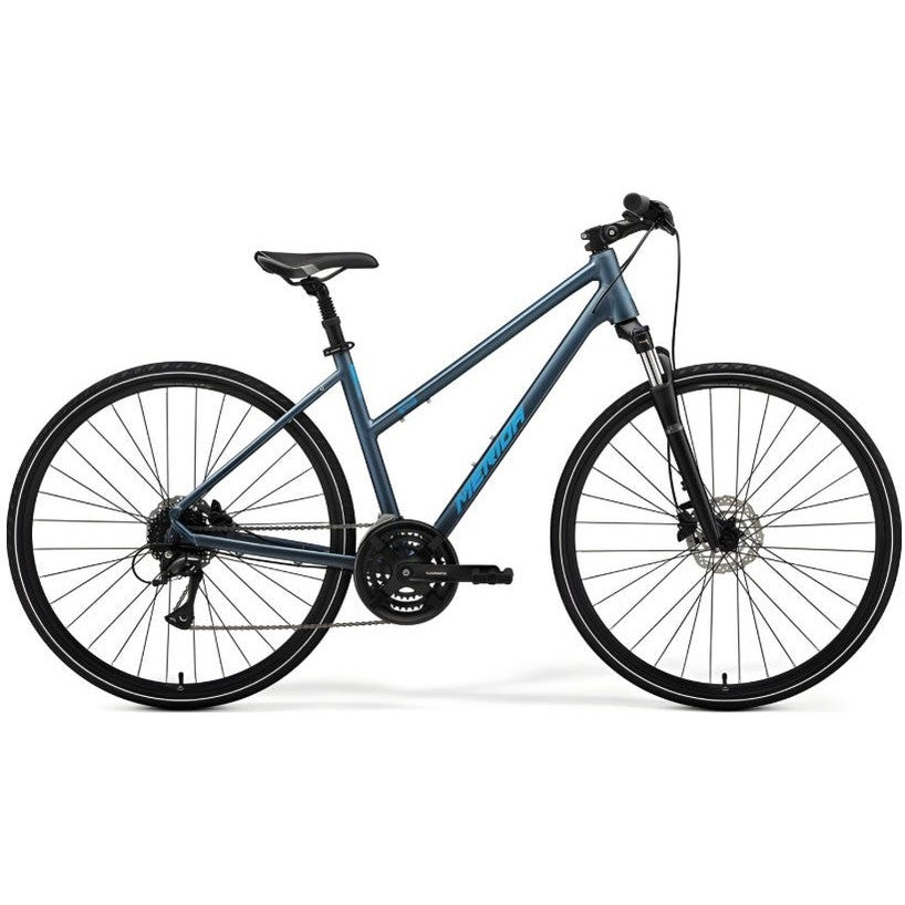 Merida Crossway 20 L Hybrid Bike Silk Steel Blue/Blue