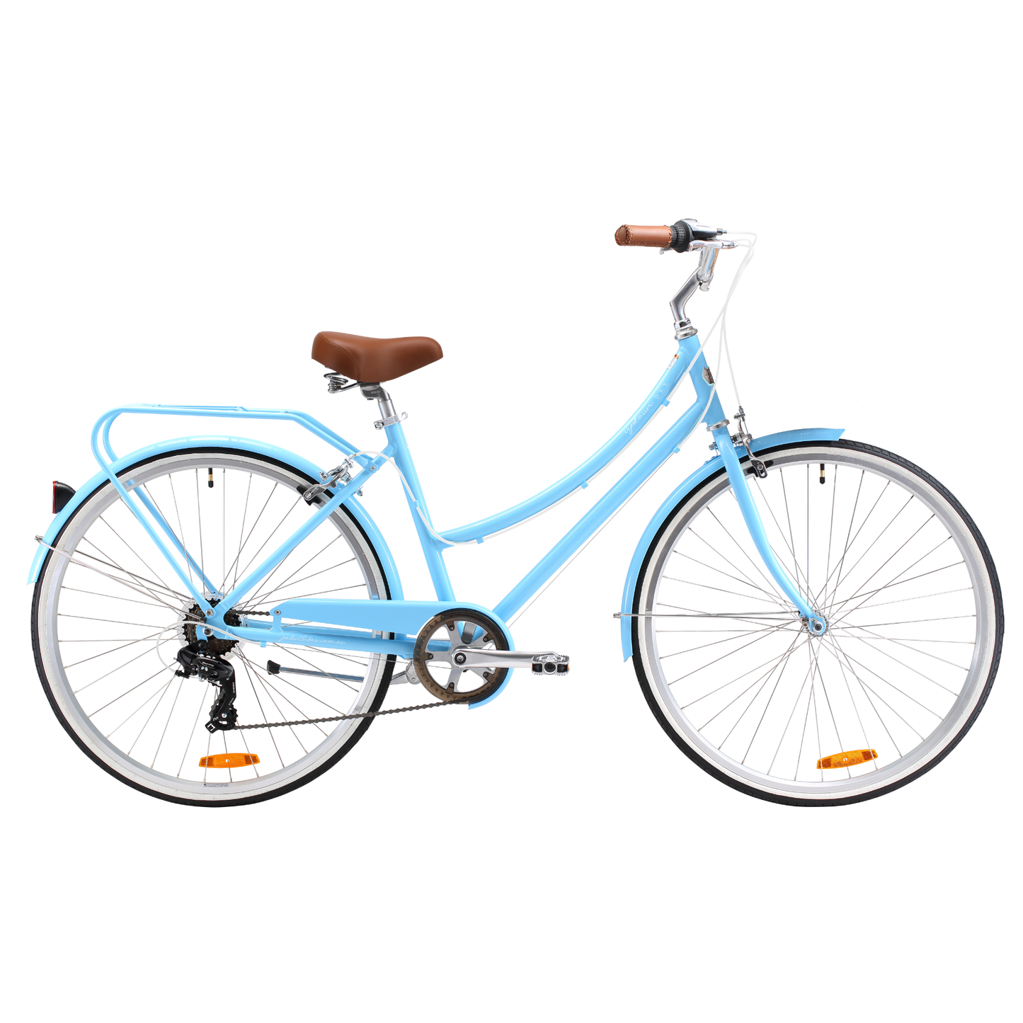 Pedal Uptown DLX Vintage Cruiser Bike Light Blue