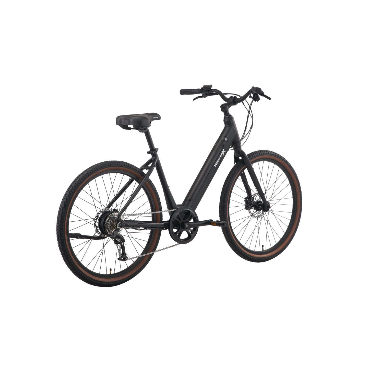 VelectriX Cruiser Step Through Electric Bike Jet Black